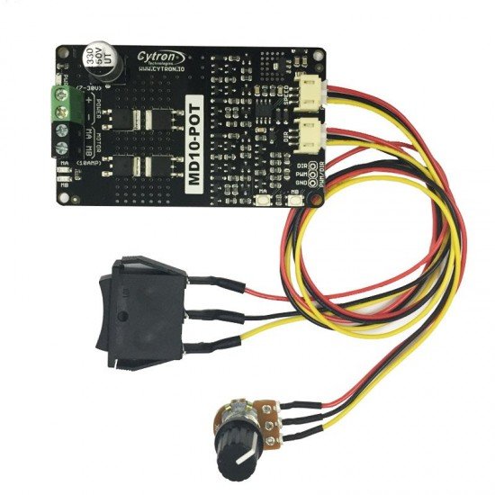 Cytron 10 A Switch Control Potentiometer DC Motor Driver (MD10POT)