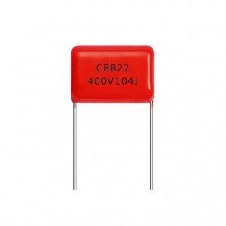 100nF 400V DIP Polyester Film Capacitor (Pack of 10)