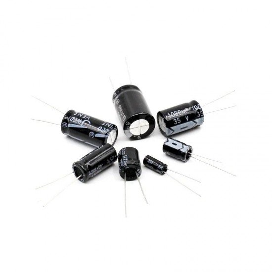 100uF 16V DC Through hole Polymer Aluminium Capacitor (Pack of 20)