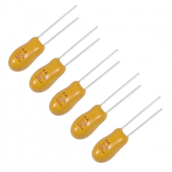 10uF 35V Tantalum DIP Capacitor (Pack of 5)