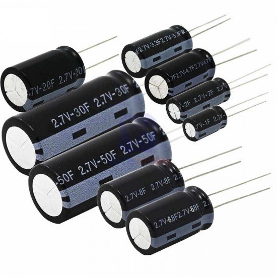 2.2F, 2.7 V , Dip Super Capacitor