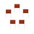 2.2uF 400V DIP Polyester Film Capacitor (Pack of 5)