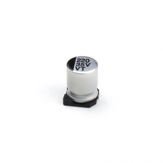 220uf 35V Surface Mount Electrolytic Capacitor (Reel of 500)