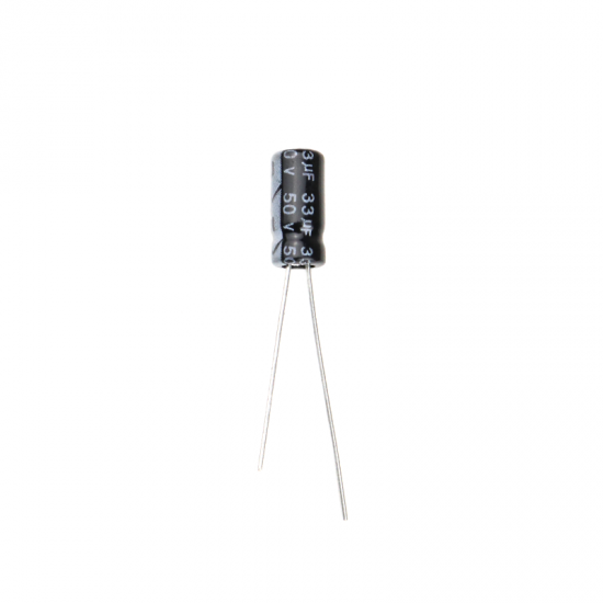 33 uF 50V Through Hole Electrolytic Capacitor (Pack of 40)