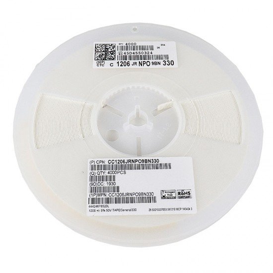 33pf 50v 1206 MLCC Capacitor(Reel of 4000)