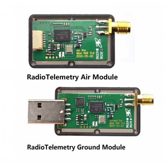 3DR Single TTL MINI Radio Telemetry 433MHz 500mW for PIXHAWK and APM FC