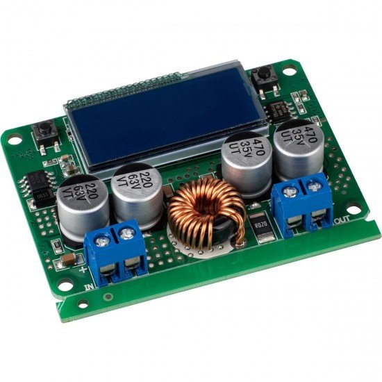 7A DC 60V Adjustable, Step-Down Regulator,, NC Power Supply, Module, Current Voltage, Meter, LCD Display, （With Case）