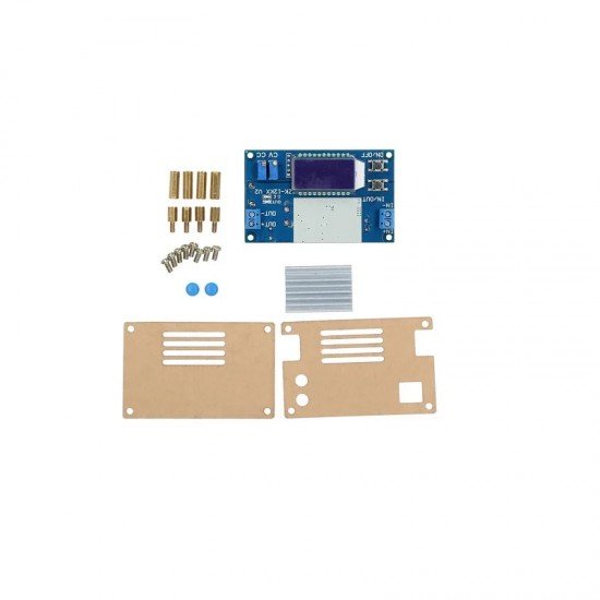 DC-DC 0-32V 12A, Constant Current LCD, Digital Display, Adjustable Voltage Buck, Step Down Power, Supply Module Board, （With Case）