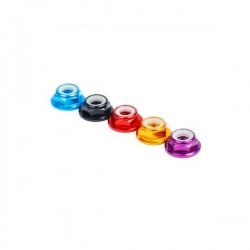M5 Hex Self-Locking Low-Profile Nut (4Pcs)