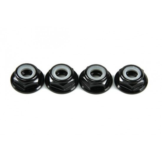 M5 Hex Self-Locking Low-Profile Nut (4Pcs)