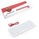 Official Raspberry Pi Keyboard, White/Red