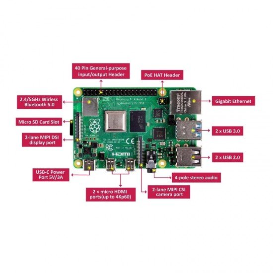 Raspberry Pi 4 Model B 4GB Starter Kit