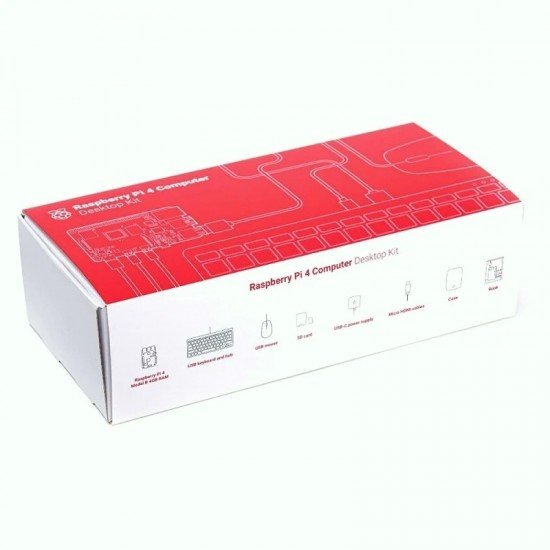 Official Raspberry Pi 4 Desktop Kit With Guide Book