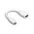 Raspberry Pi Official Mini HDMI C/M to Standard HDMI A/F Cable 10CM White