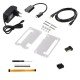 Raspberry Pi Zero W USB Adapter with HDTV Cable, OTG, Camera Cable and Heat Sink, Power Adapter Accessories Kit