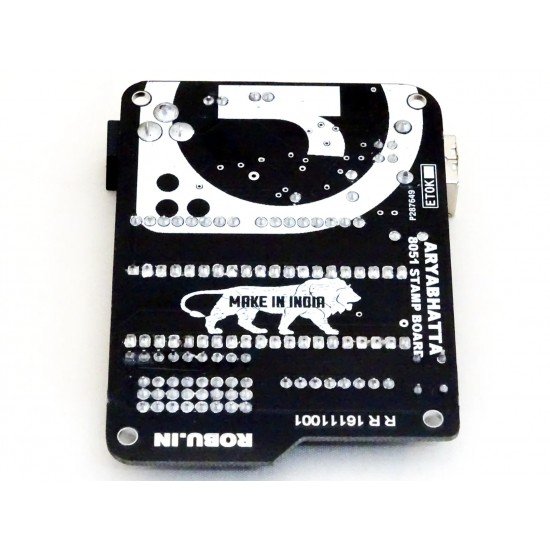 SmartElex Aryabhatta 8051 Microcontroller Development Board AT89S52 with Onboard USB Programmer