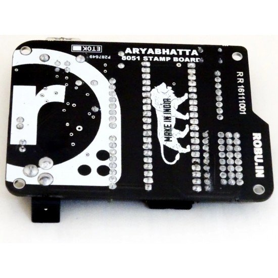 SmartElex Aryabhatta 8051 Microcontroller Development Board AT89S52 with Onboard USB Programmer