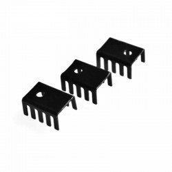 TO220 718 Aluminum Heatsink for, Transistor – pack of 5