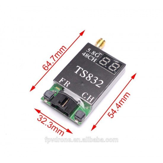 TS832 48Ch 5.8G 600mW Wireless Audio/Video Transmitter for FPV RC