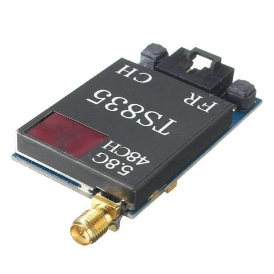 TS835 FPV 5.8G 600MW 48CH (2-6S) Wireless AV Transmitter