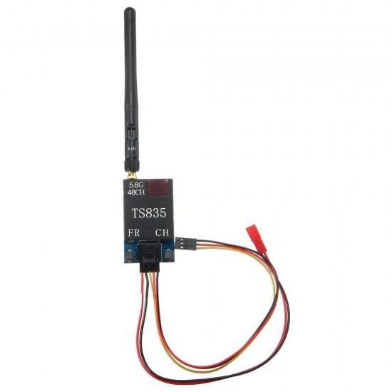 TS835 FPV 5.8G 600MW 48CH (2-6S) Wireless AV Transmitter