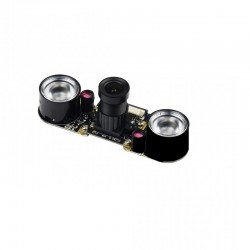 Waveshare RPi Camera (F), Supports Night Vision, Adjustable-Focus