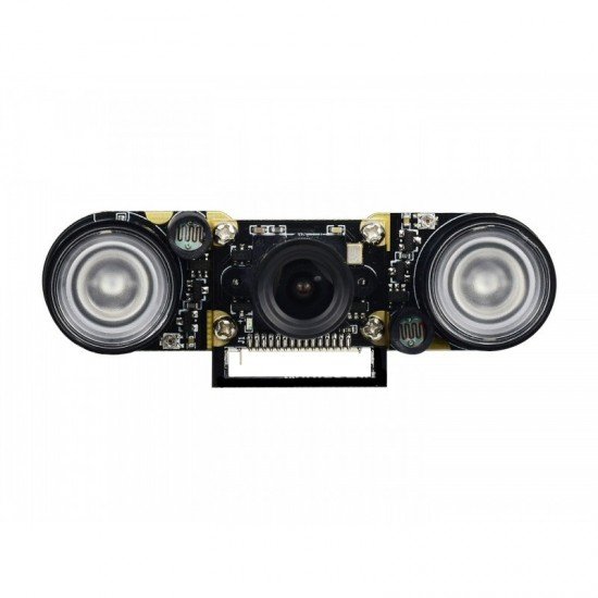 Waveshare RPi Camera (F), Supports Night Vision, Adjustable-Focus