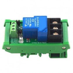 1 Channel Relay Module, 30A with Optocoupler, Isolation 5V Supports, High and Low Triger, （with Guide Rail）