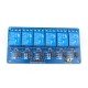 12V 6 Channel with Light Coupling Relay Module