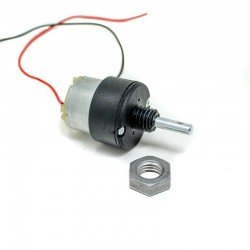 150RPM 12V LOW NOISE DC MOTOR WITH METAL GEARS – GRADE A
