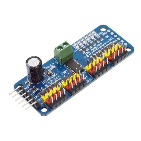 16-Channel 12-bit PWM/Servo Driver I2C interface PCA9685 for Arduino Raspberry Pi