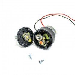 300RPM 12V LOW NOISE DC MOTOR WITH METAL GEARS – GRADE A