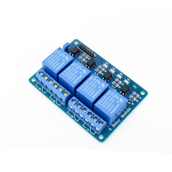 4 Road/Channel Relay Module (with light coupling) 12V