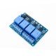 4 Road/Channel Relay Module (with light coupling) 12V
