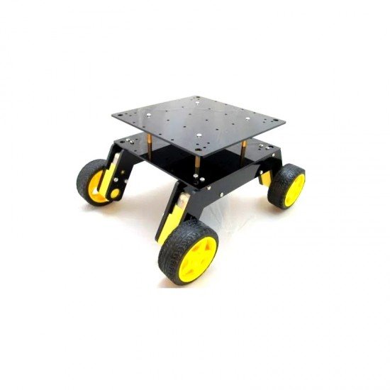 4WD Suspension Smart Car Chassis with 125 RPM BO Motors Kit