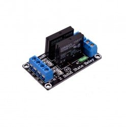 5V 2 Channel SSR G3MB-202P Solid State Relay Module 240V 2A Output with Resistive Fuse