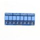 8 Road/Channel Relay Module (with light coupling) 12V