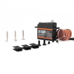 EMAX ES3004 17g 3.5kg 0.13sec 23T Metal Gear Analog Servo For RC Airplane ES3104 upgrade-(original)