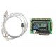 MACH3 Interface Board CNC 5 Axis with Optocoupler for Stepper Motor Driver and USB cable