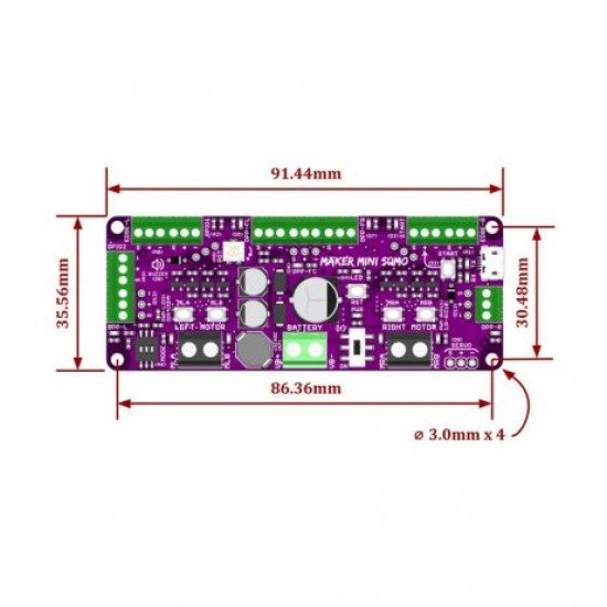 Cytron Maker Mini Sumo Controller: Simplifying Sumo Robot for Beginner 