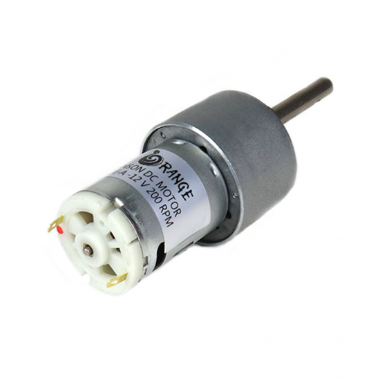 Orange 12V 200 RPM Johnson Geared DC Motor – Grade A Quality