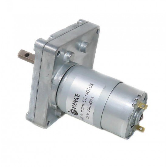 Orange MG555 12V 240RPM Square Gearbox DC motor-Encoder Compatible