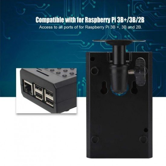 Raspberry 3B+ Injection Molding Case Supporting Camera