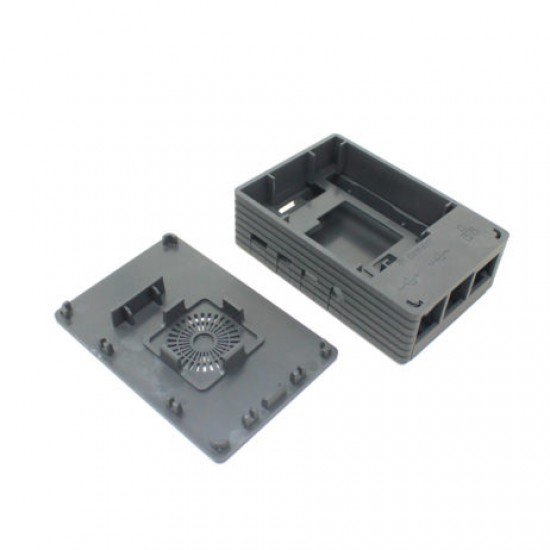 Raspberry 4B Black Injection Molding Premium Case Supporting 3007 Fans