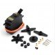 TowerPro MG995 Plastic Gear Servo Motor with CNC Aluminum Steering Servo Horn Arm