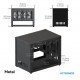 UCTRONICS Enclosure for Raspberry Pi Cluster Compatible with Pi 4B, 3B/3B+ House Up to 4 2.5″ SSD, Support PoE /PoE + HAT and Switch, 2 Cooling Fans