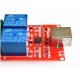 5V 2 channel USB PC Intelligent Control Relay Module