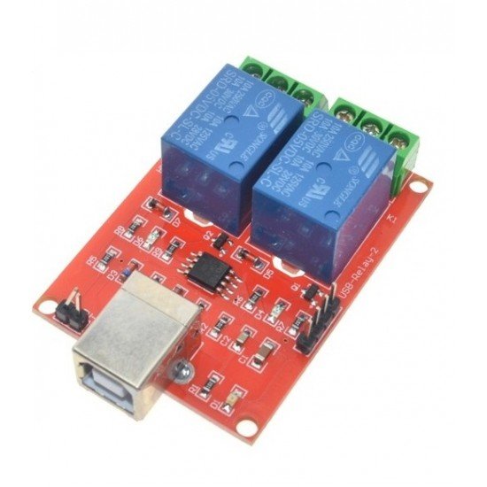 5V 2 channel USB PC Intelligent Control Relay Module