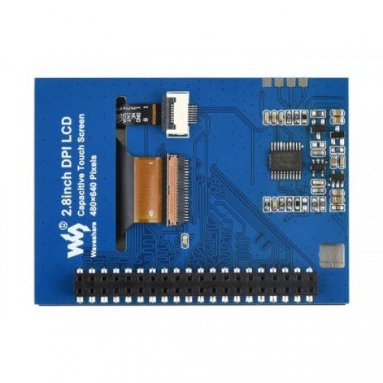 Waveshare 2.8inch Capacitive Touch Display for Raspberry Pi 480×640 DSI IPS Fully Laminated Screen