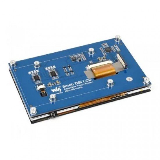 Waveshare 5inch Capacitive Touch Display for Raspberry Pi, DSI Interface, 800×480
